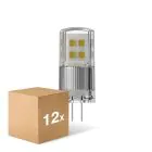 Flerpack 12x Noxion Bolt LED Capsule G4 2W 200lm - 827 Extra Varm Vit | Dimbar - Ersättare 21W